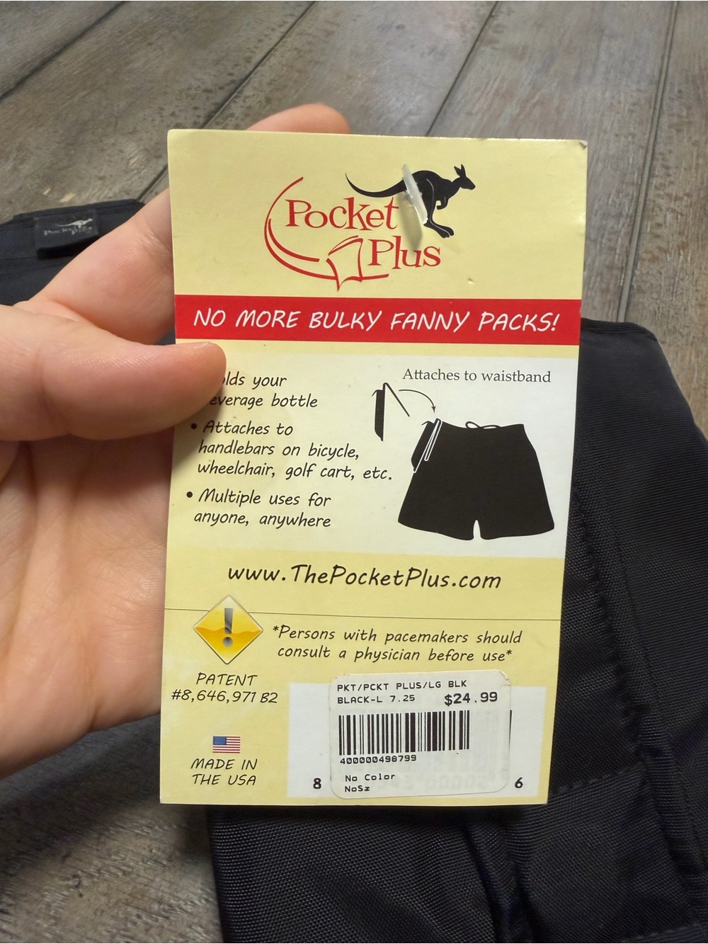 Pocket Plus- Magnetic Pocket for Travel